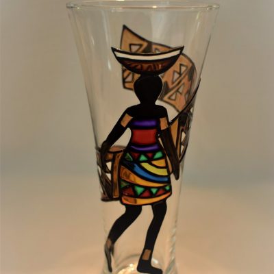 All African Hand Crafted Glassware - Beer1