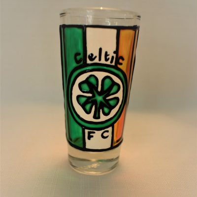 All African Hand Crafted Glassware - Shooter - Celtic Football