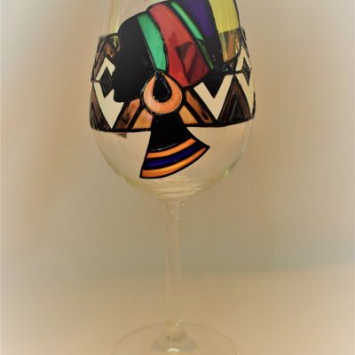All African Hand Crafted Glassware - Wine1