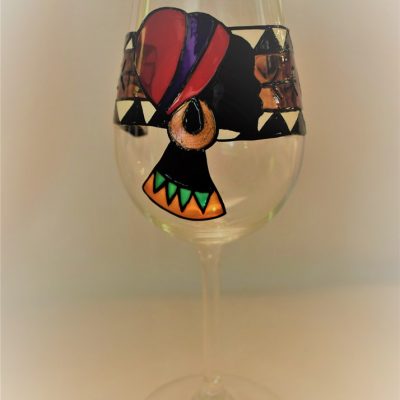 All African Hand Crafted Glassware - Wine2